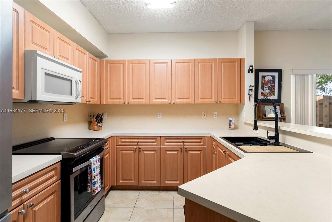 Spacious kitchen with plenty of room to cook and gather.