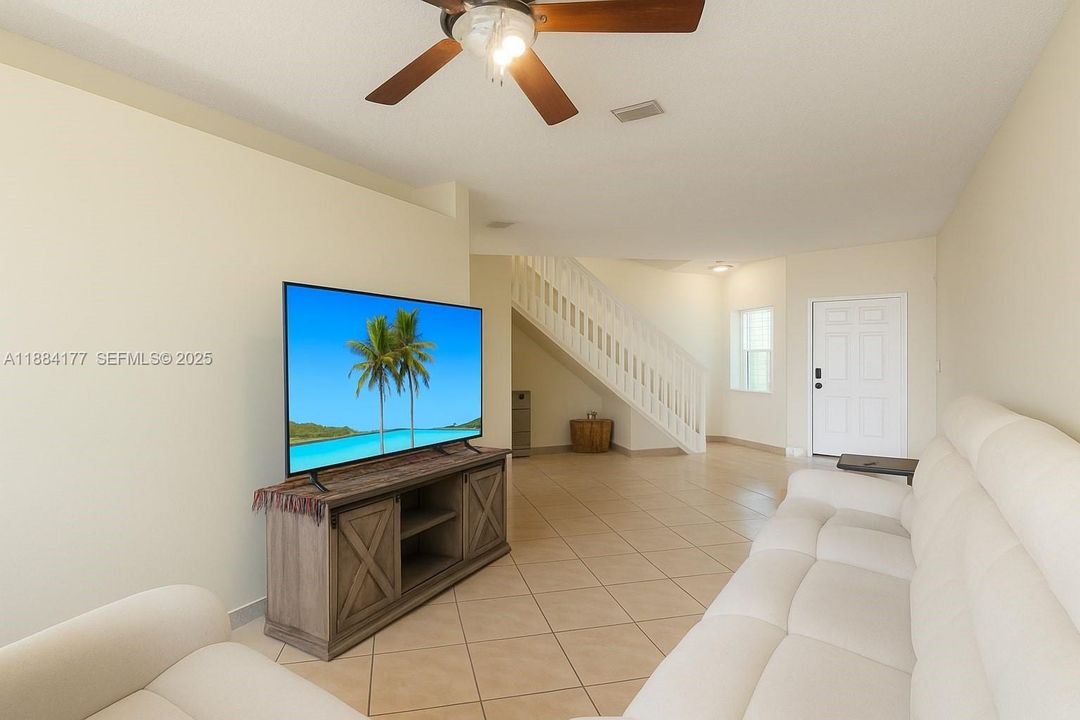 Spacious front area that can be used as a living room or formal dining room or BOTH.