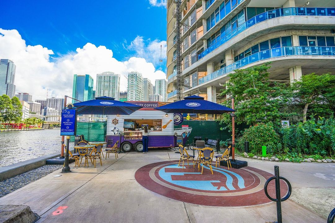 Coffee Stand across the street