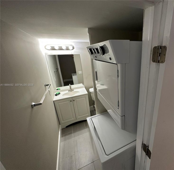 Half Bath and Laundry