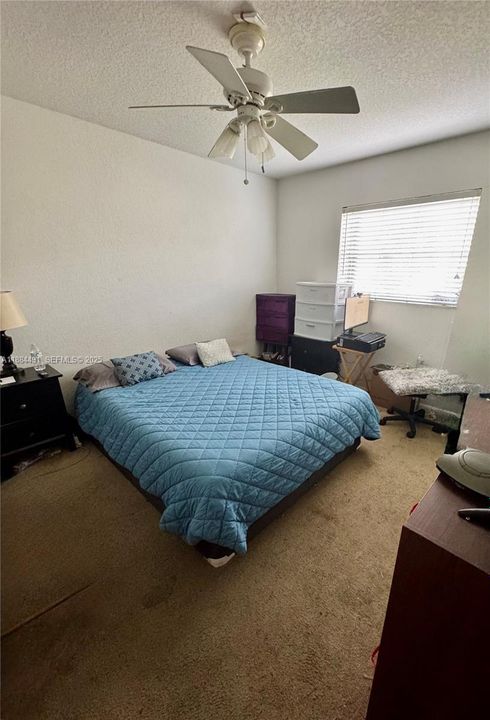 2nd Bedroom, ceiling fans in all bedrooms, two bedrooms have carpet.