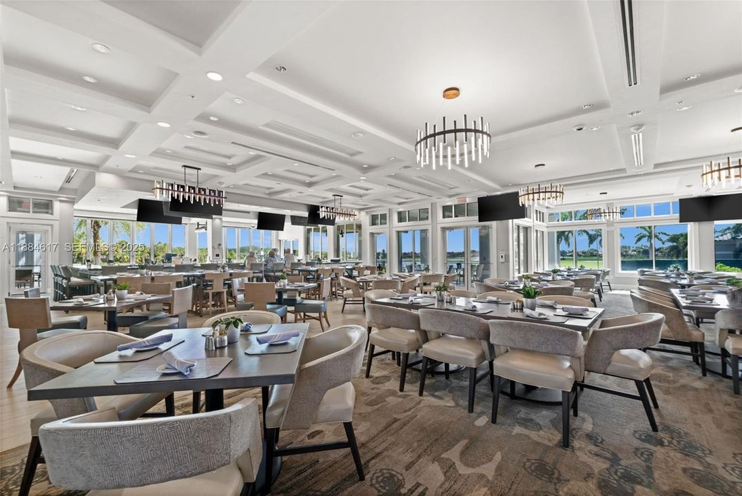 Full-service dining and social activities