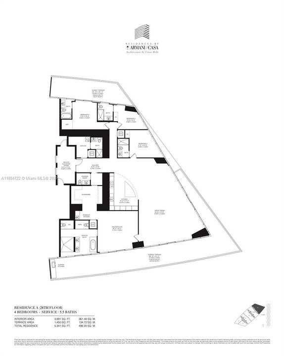 En Venta: $5,890,000 (4 camas, 5 baños, 3206 Pies cuadrados)