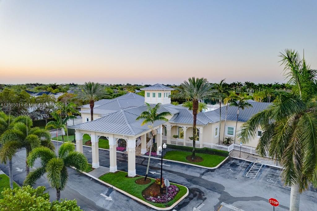 Club house ariel view.