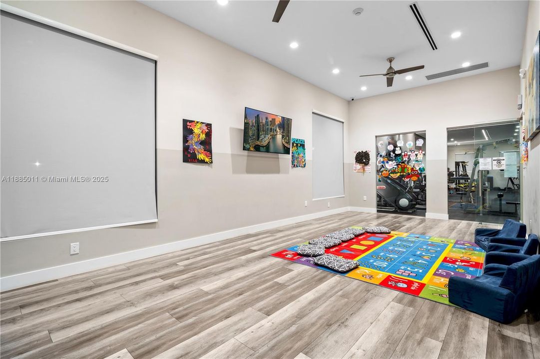 Club house playroom.