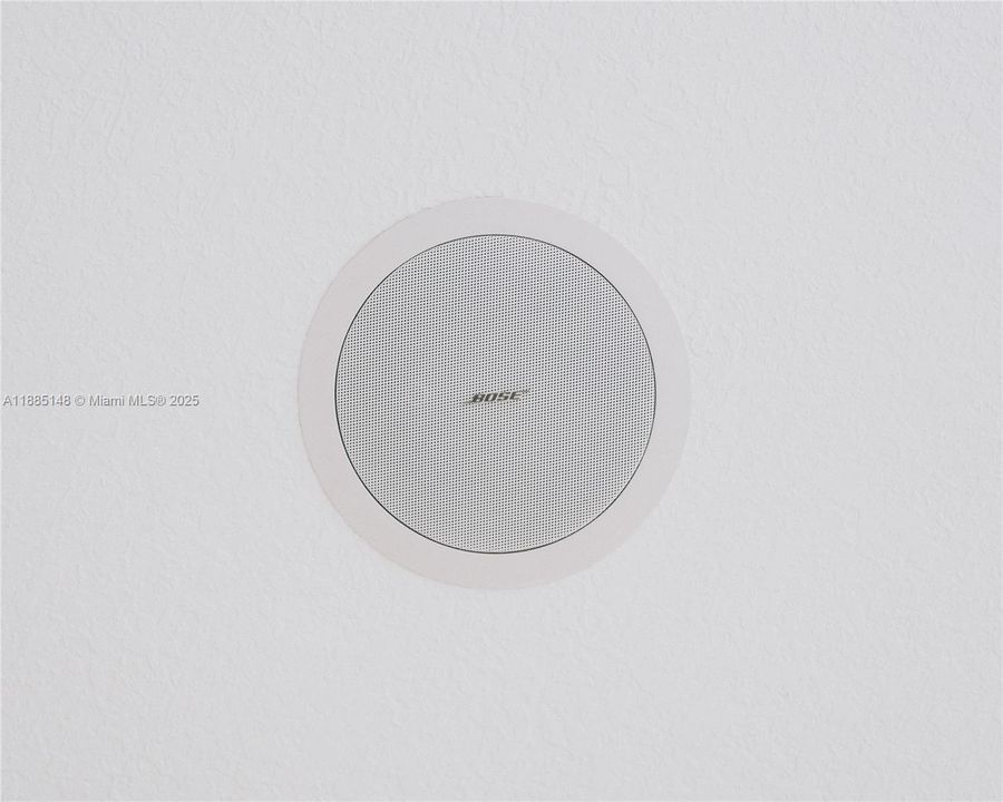 Family and patio built-in Bose speakers