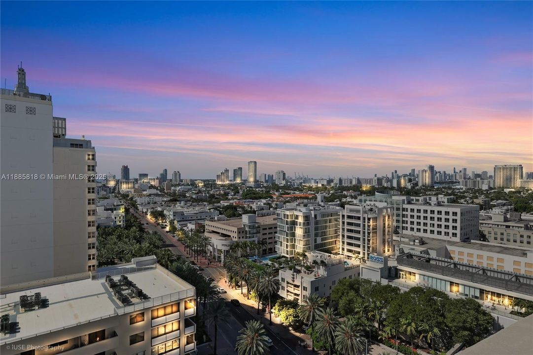 Twilight Hour View from private balcony