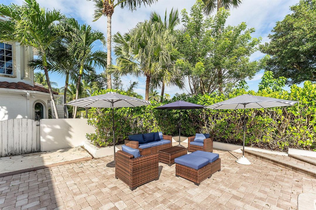 Outside seating