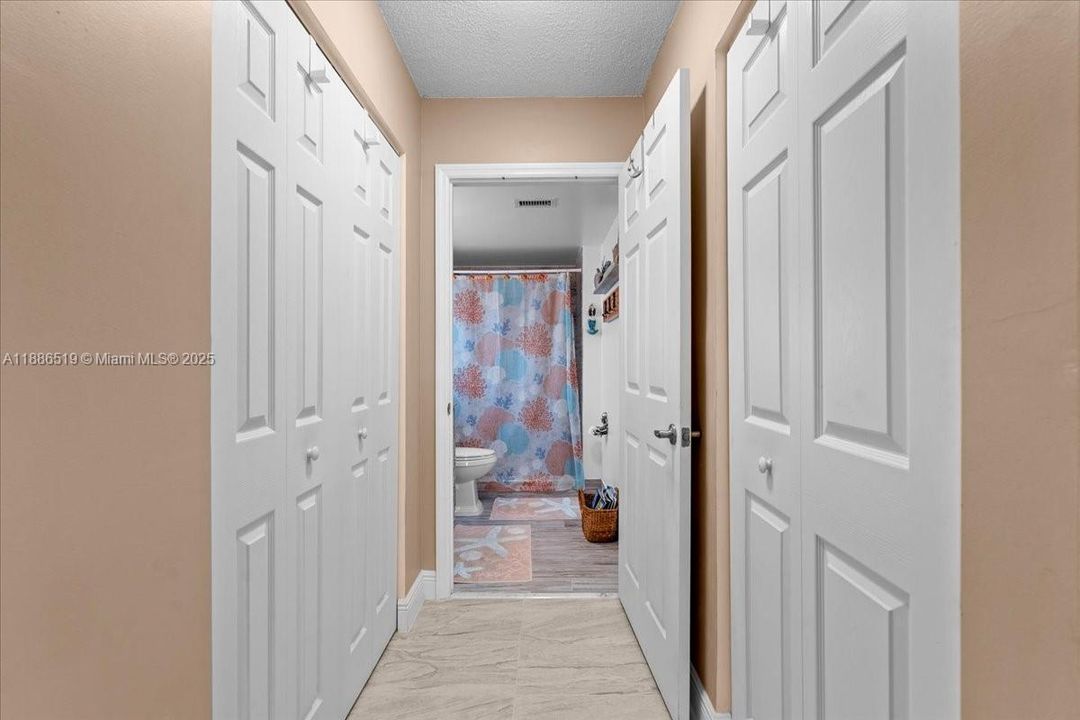 Hall to primary bathroom