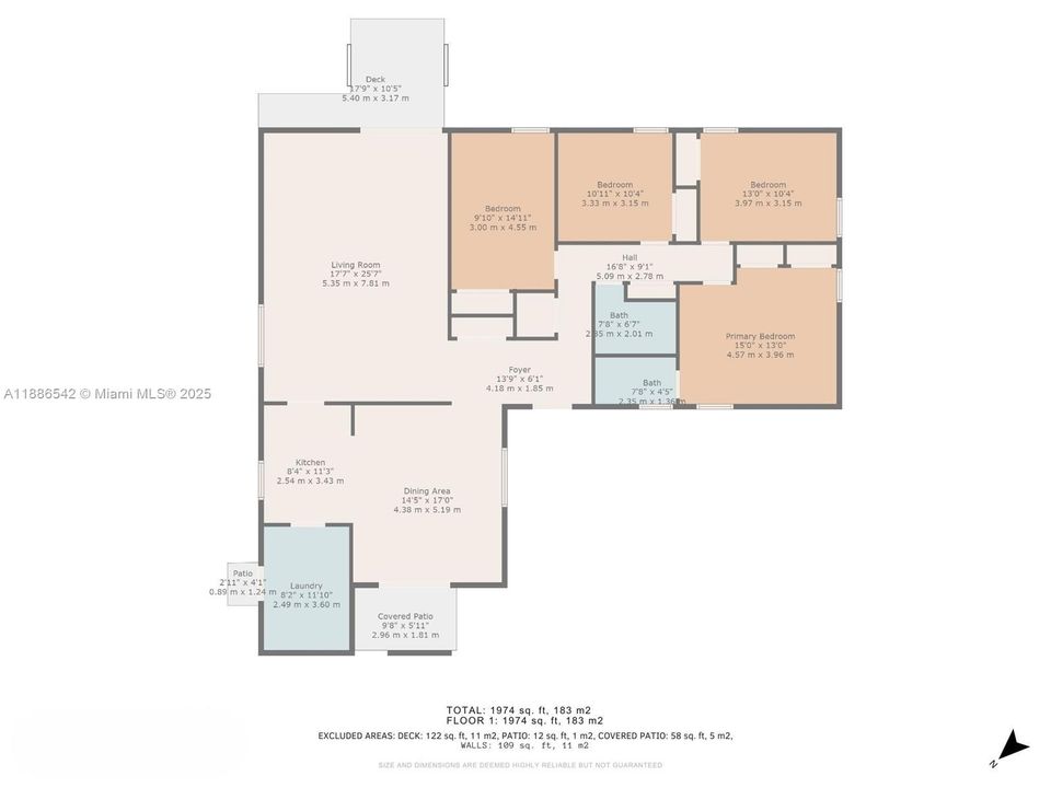合同活跃: $615,000 (4 贝兹, 2 浴室, 1974 平方英尺)