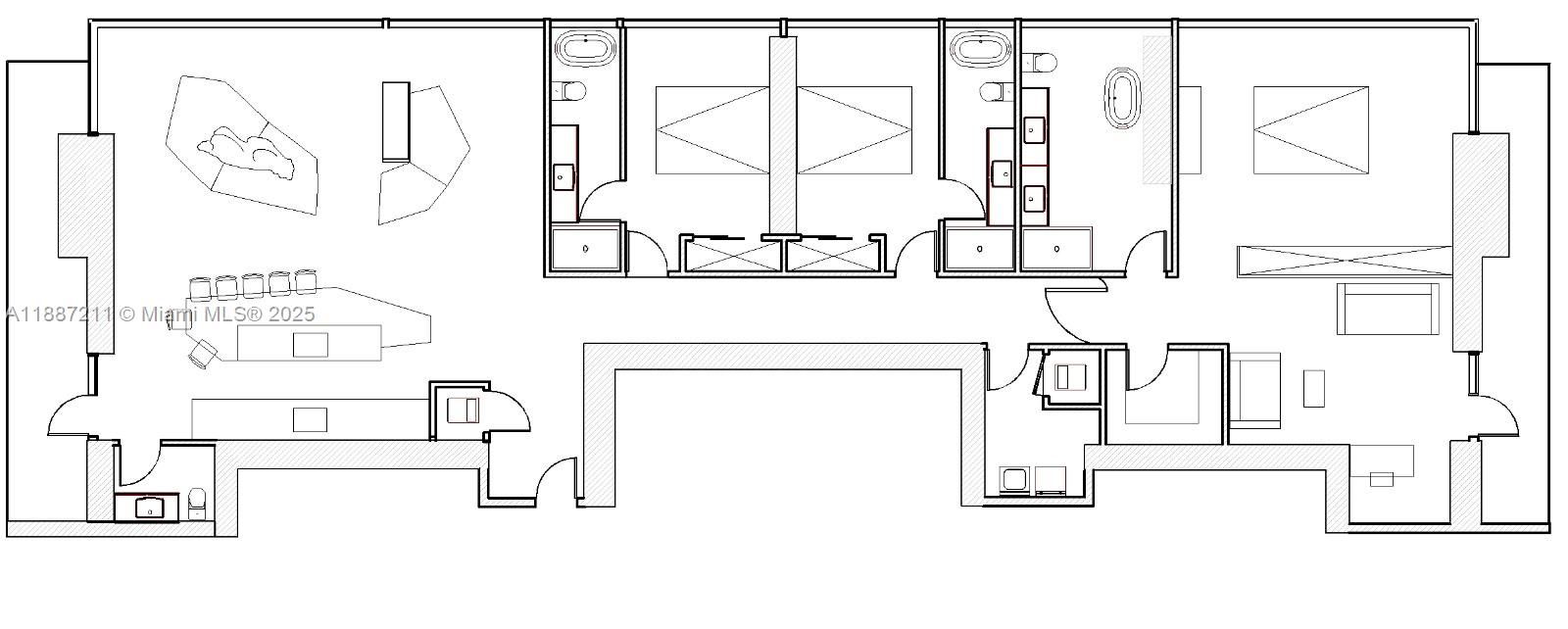 Activo con contrato: $4,450,000 (4 camas, 3 baños, 3012 Pies cuadrados)