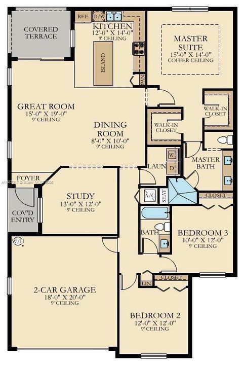 For Rent: $2,500 (3 beds, 2 baths, 1856 Square Feet)