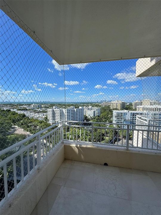 View to the city of Miami