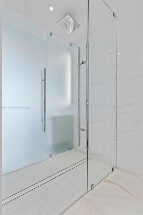 Primary Bathroom: His Shower