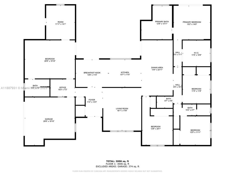 For Sale: $1,950,000 (6 beds, 4 baths, 3499 Square Feet)