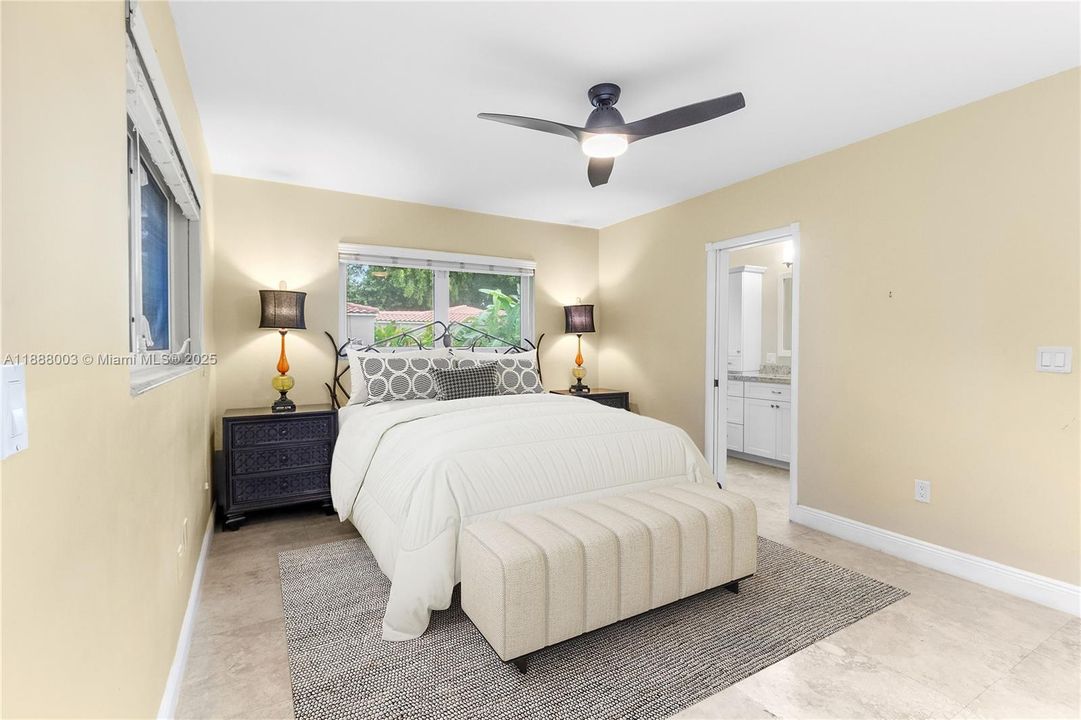 This virtually staged room helps you picture your ideal space.