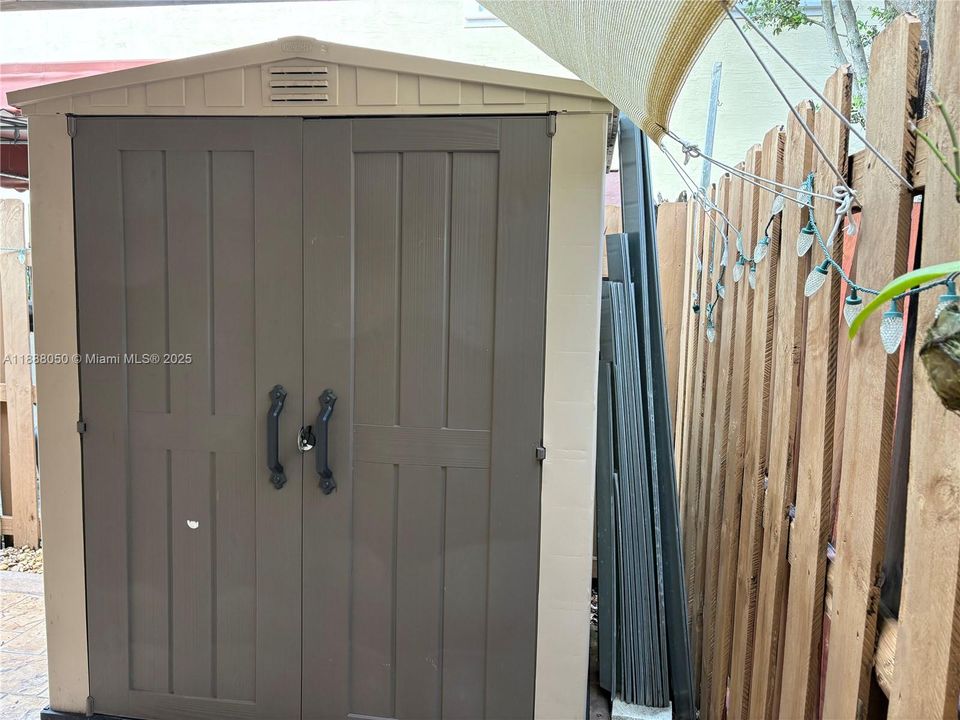 Shed and protection hurricane panels