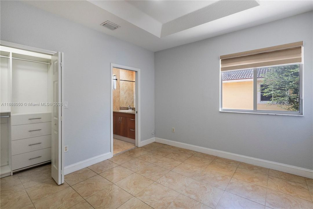 Master bedroom with closet and own master bedroom