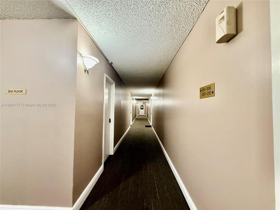 Second floor hallway