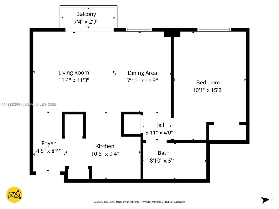 For Sale: $350,000 (1 beds, 1 baths, 600 Square Feet)