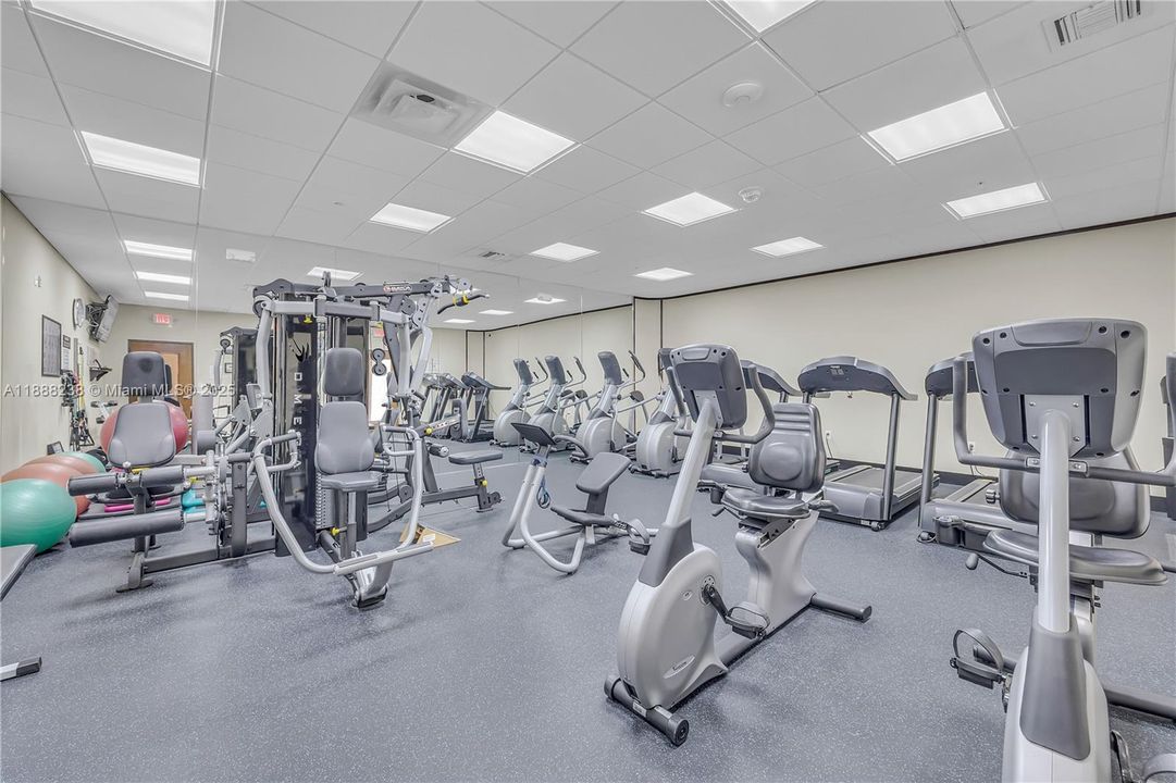 Amenities also a gym with different components for residents' fitness regimen!