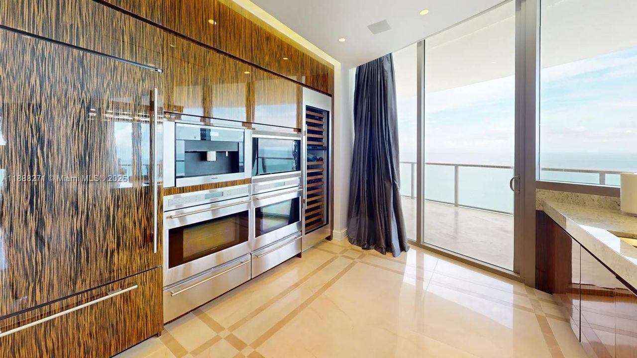 Kitchen with Ocean View