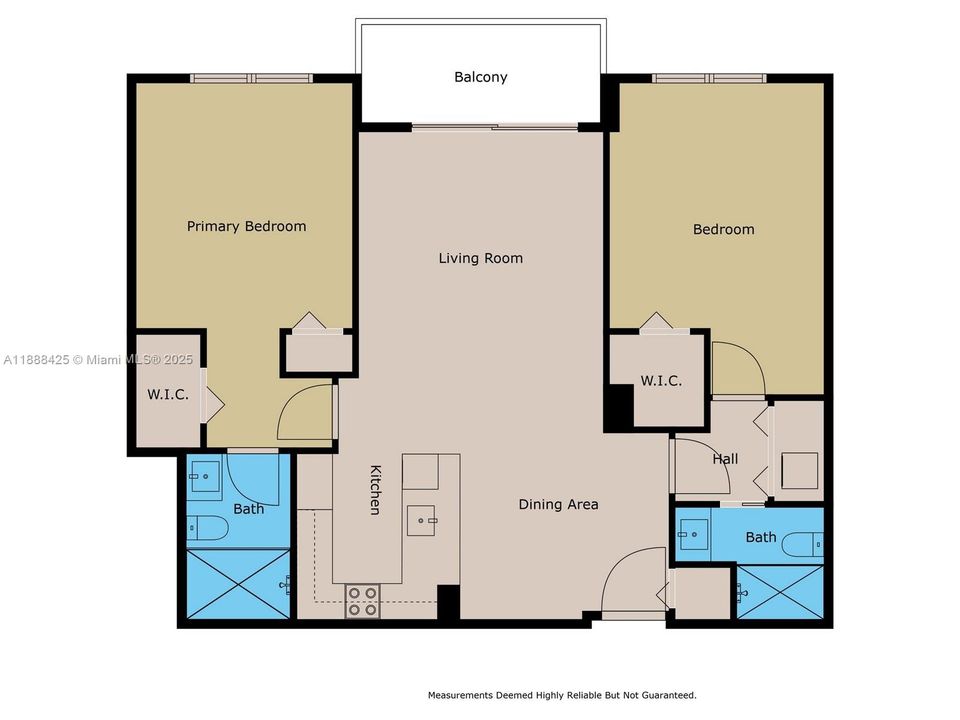 待售: $1,160,000 (2 贝兹, 2 浴室, 1080 平方英尺)