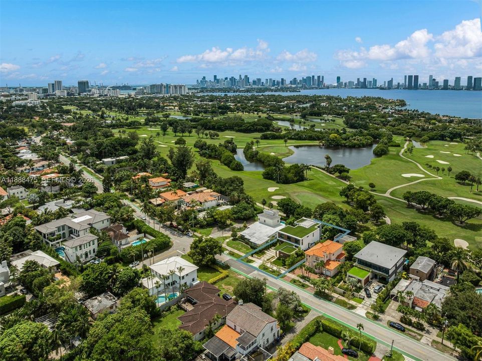 Private Rooftop - Home Located on Miami Beach Golf Course - Virtually Rendered Furniture