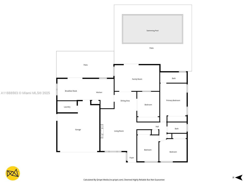 На продажу: $775,000 (4 спален, 2 ванн, 1902 Квадратных фут)