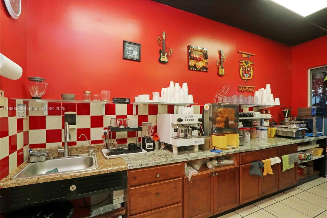 Work Area- Coffee Station