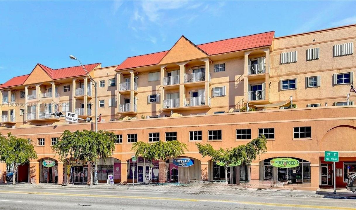 Building side structure