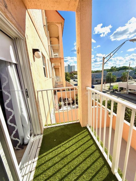 Balcony from the bedroom