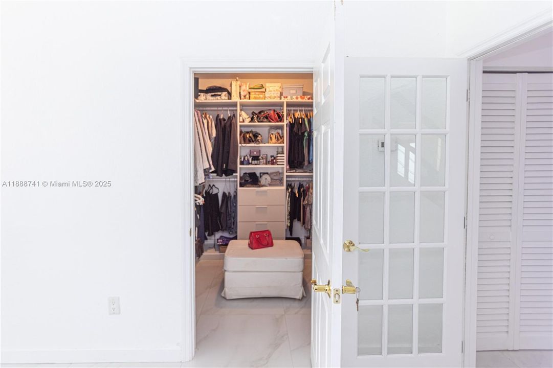 Master Bed closet.