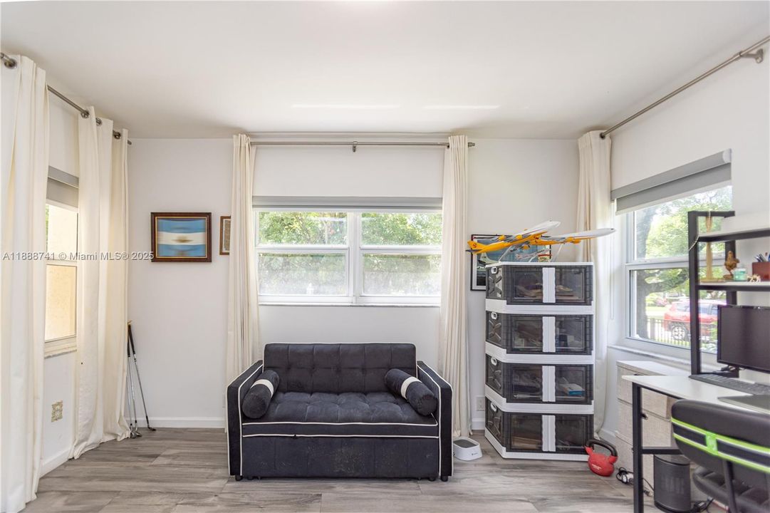 Ground level Bedroom 3 with view to the front of the house.