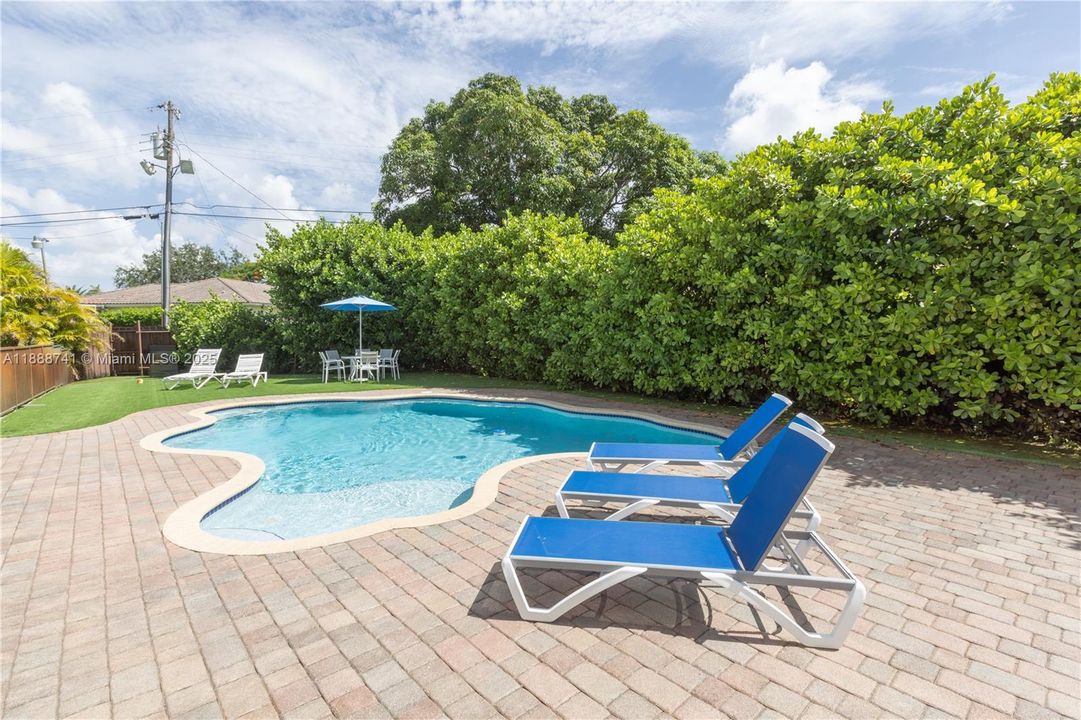 new pavers and sealed recently.