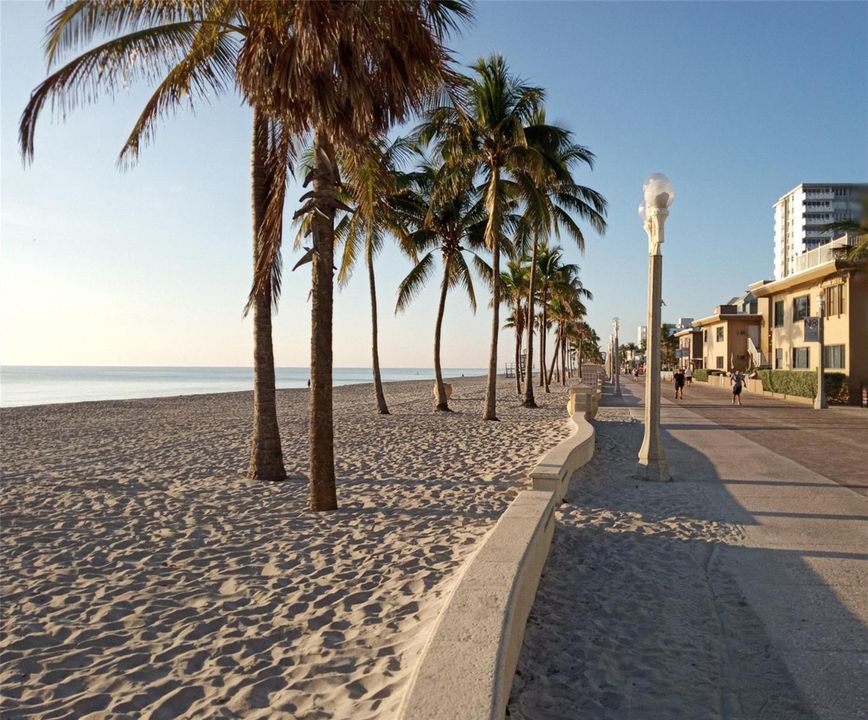 Iconic Hollywood Beach Broadwalk
