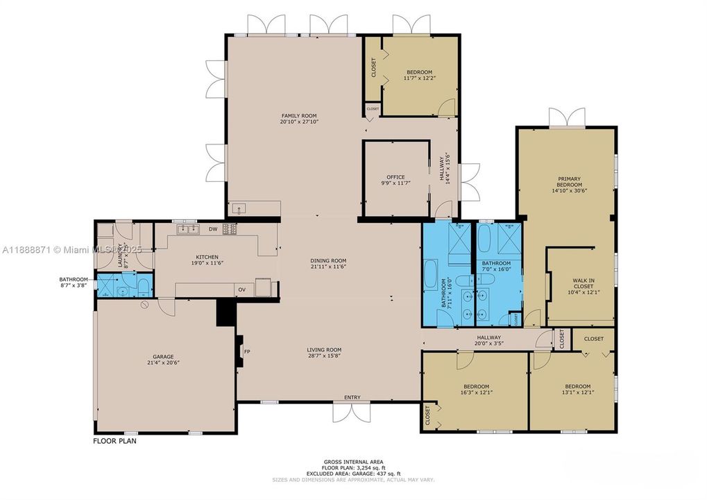 Active With Contract: $1,650,000 (4 beds, 3 baths, 3312 Square Feet)