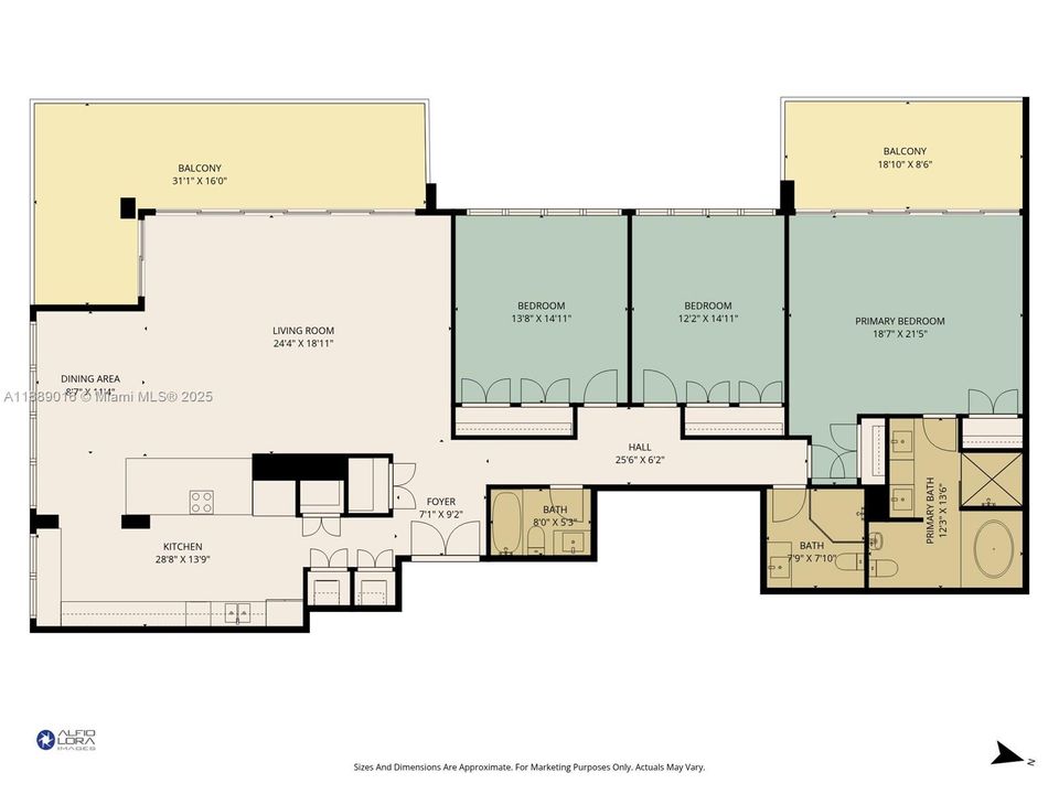 En Venta: $2,599,000 (3 camas, 3 baños, 2398 Pies cuadrados)
