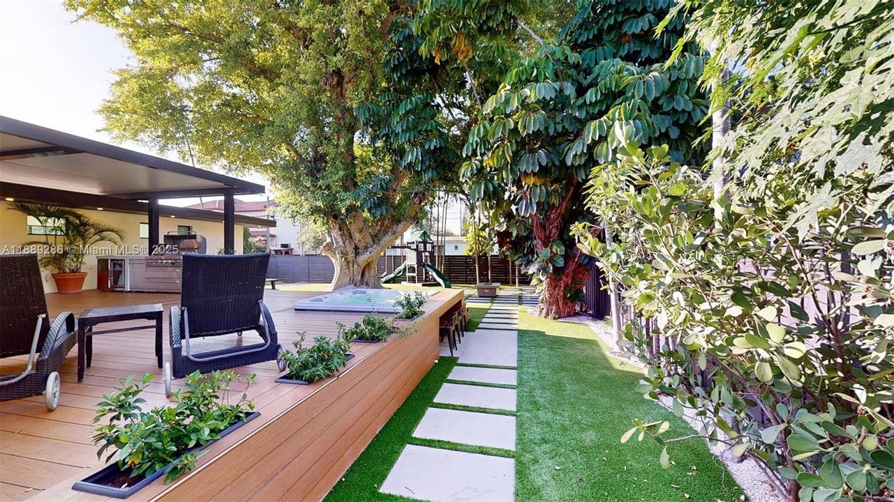 Lushness all around you...