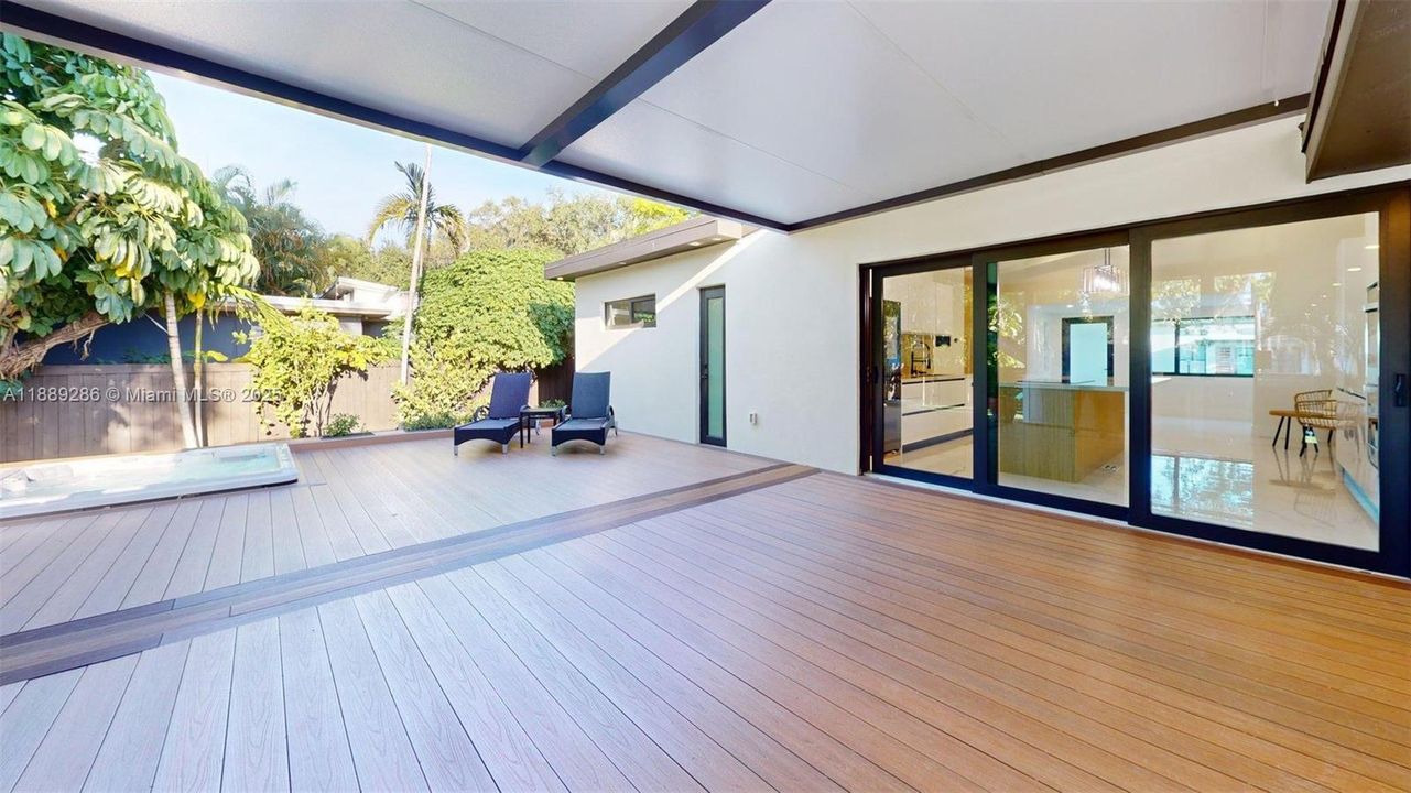 Where can you find a deck like this?  And perhaps you cound even decide to enclose it.....