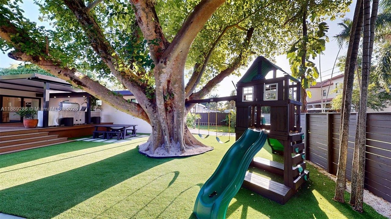 Playground...or room for a large swimming pool