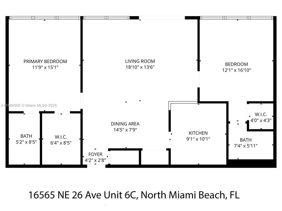 Active With Contract: $299,000 (2 beds, 2 baths, 1132 Square Feet)