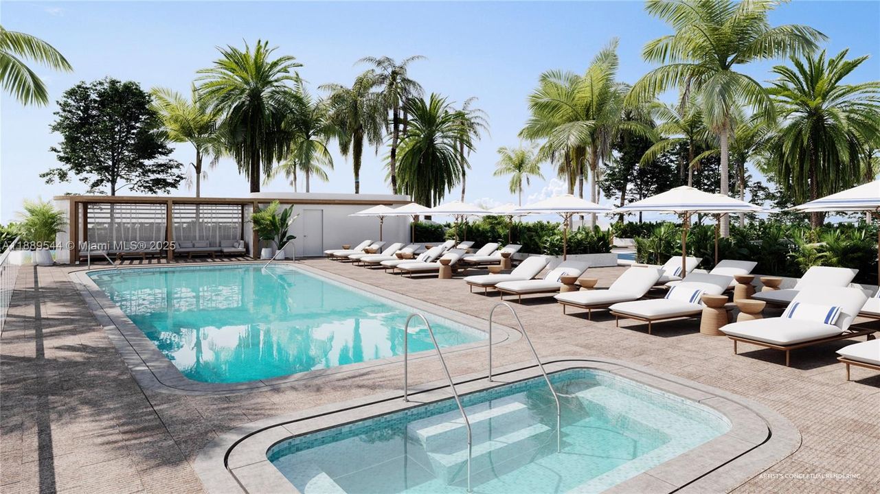 Sunset Pool Deck