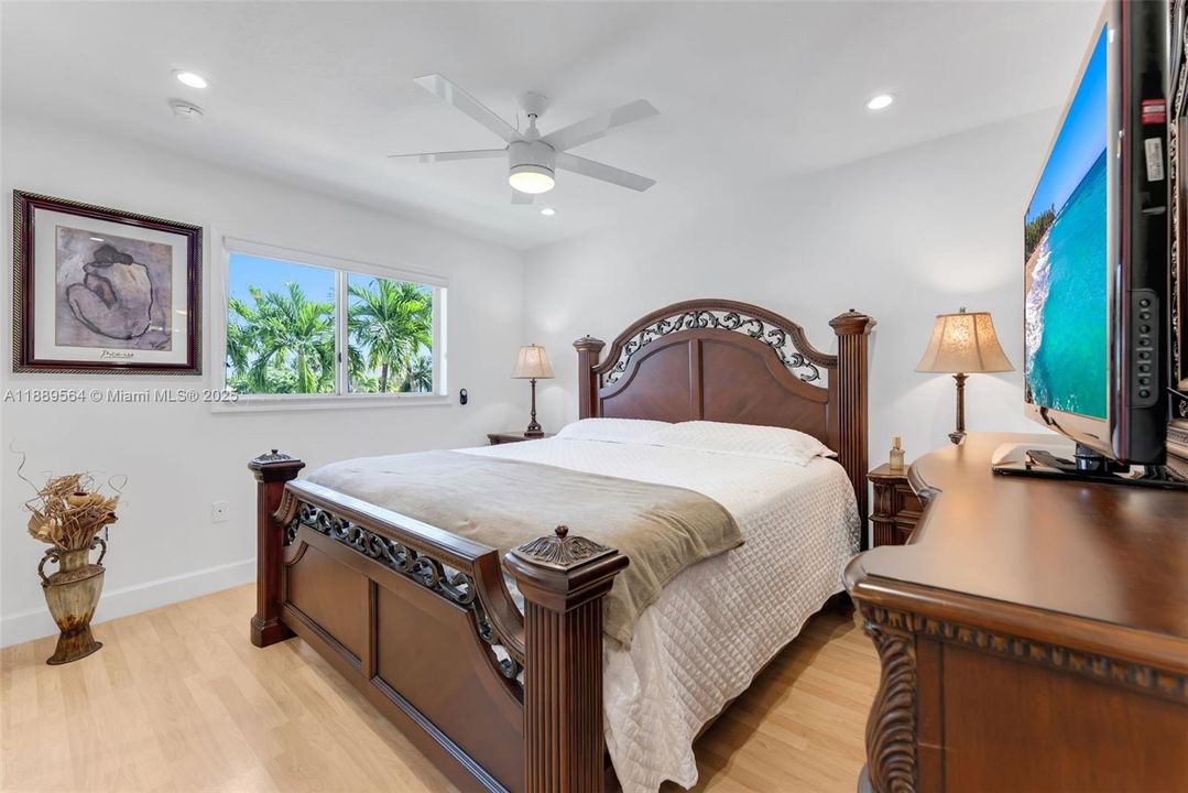 Spacious bedrooms featuring updated flooring, ceiling fans, and serene color palettes—ideal for family or guests.