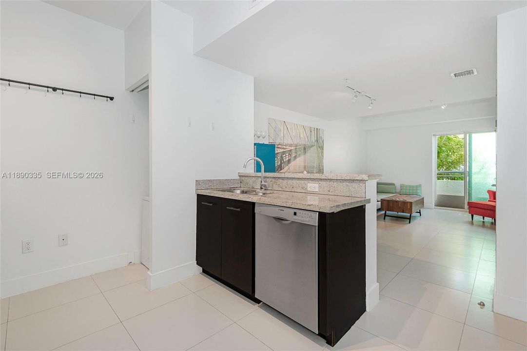 view to living room