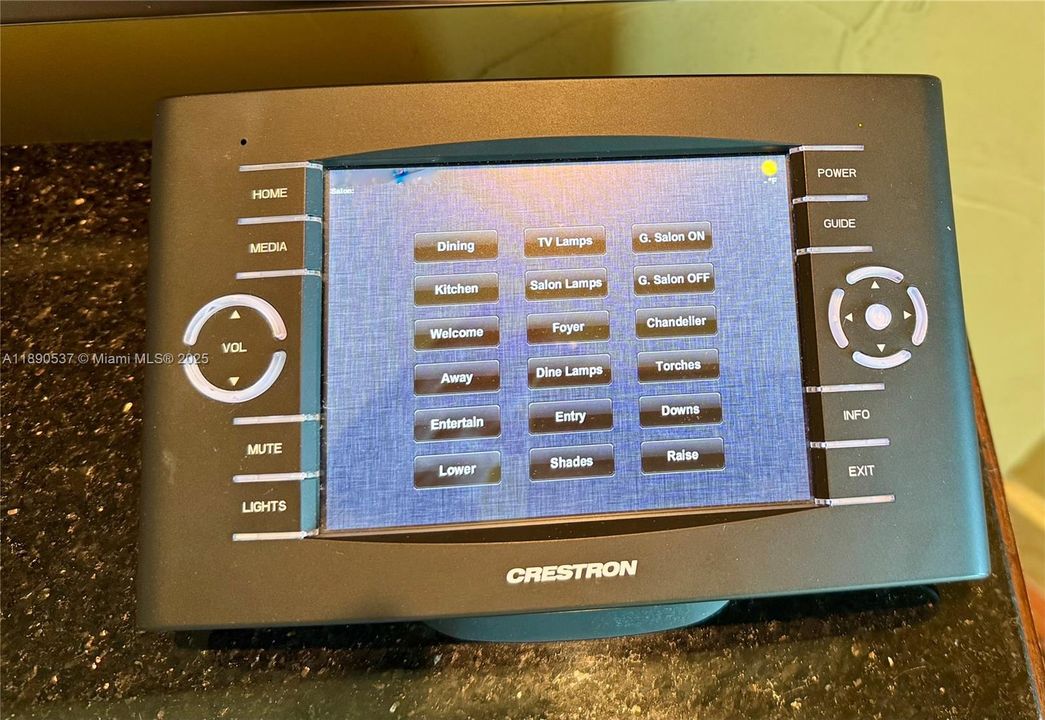 Crestron unit for the condo