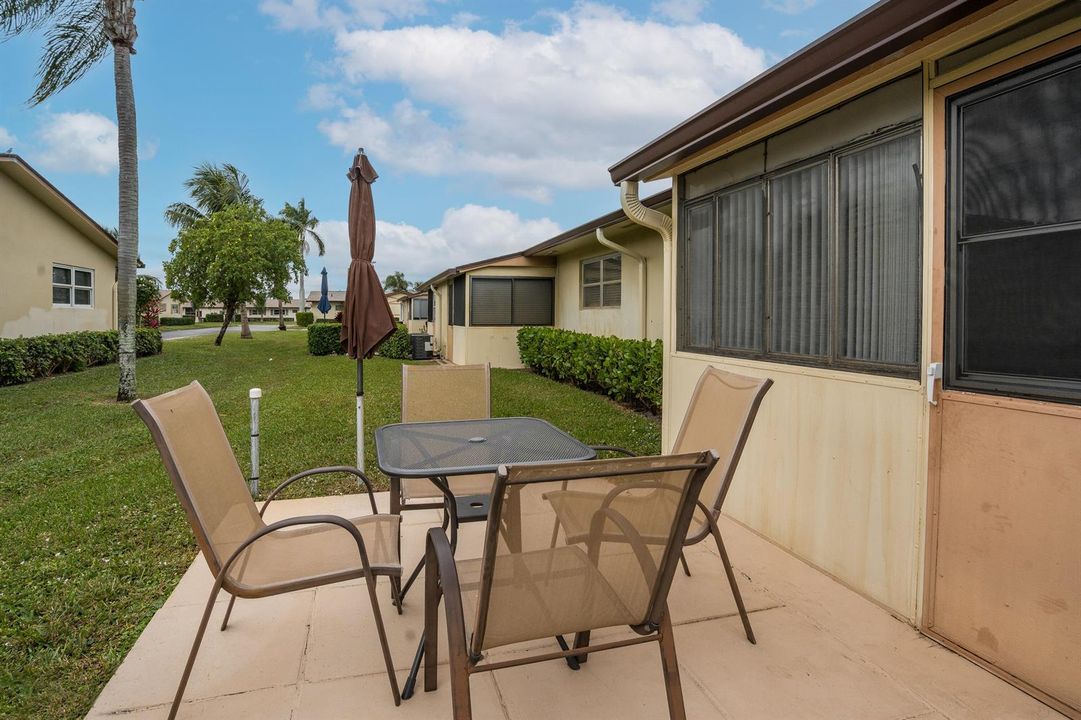 open patio