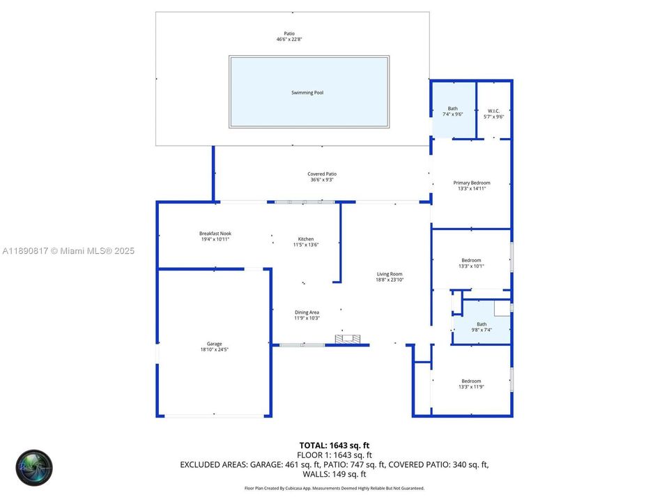 Active With Contract: $600,000 (3 beds, 2 baths, 1696 Square Feet)