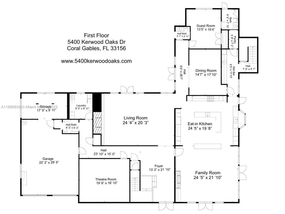 На продажу: $9,399,000 (6 спален, 5 ванн, 8765 Квадратных фут)