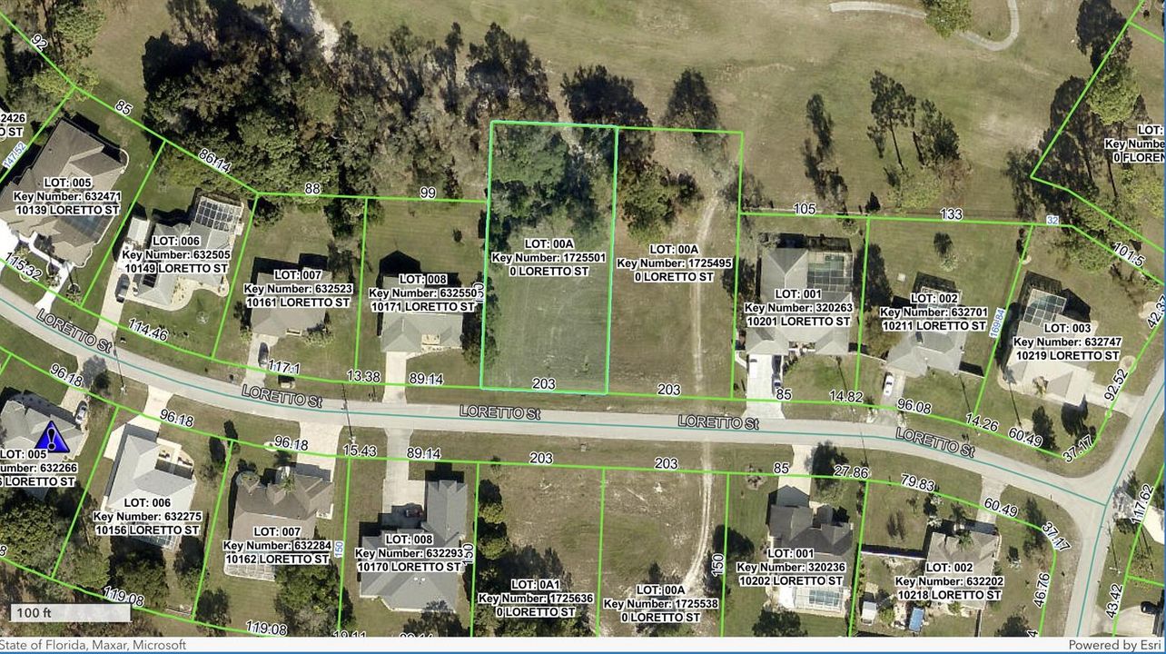Parcel 5 Loretto St Aerial